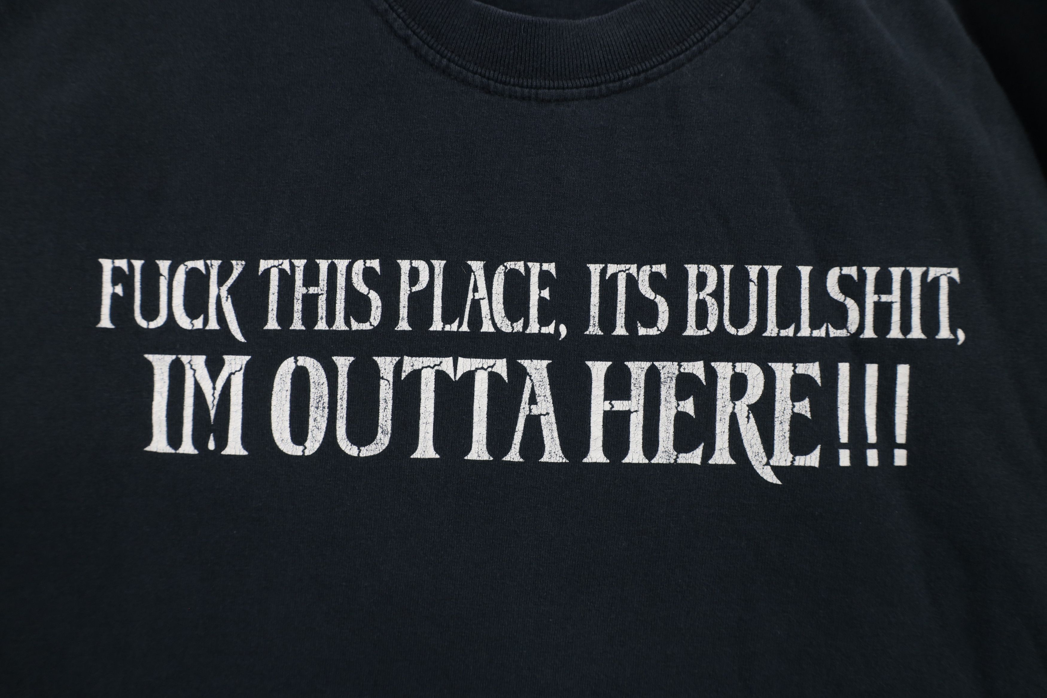 Vintage Vintage Sponge Radio F*ck This Place Its Bullsh*t T-Shirt Size US XL / EU 56 / 4 - 4 Thumbnail