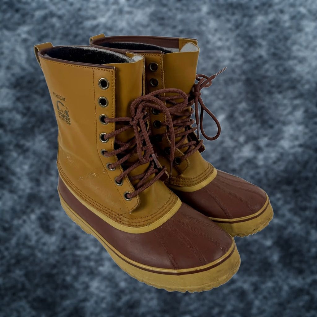 SOREL Sorel 1964 Premium Mens Waterproof Winter Snow Duck Boots Curry 10 NM1330-705 Size US 9 / EU 42 - 1 Thumbnail