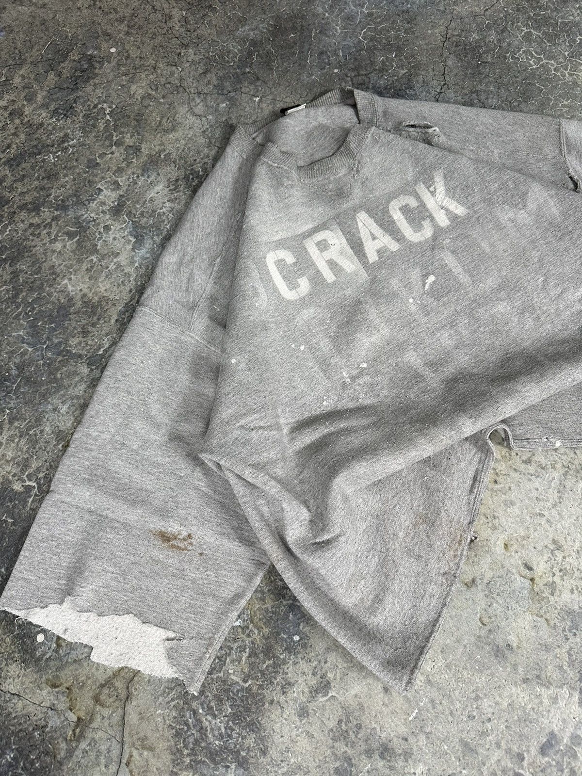 Starter × Vintage Vintage Thrashed Custom “CRACK” Starter Crewneck Size US XL / EU 56 / 4 - 3 Thumbnail