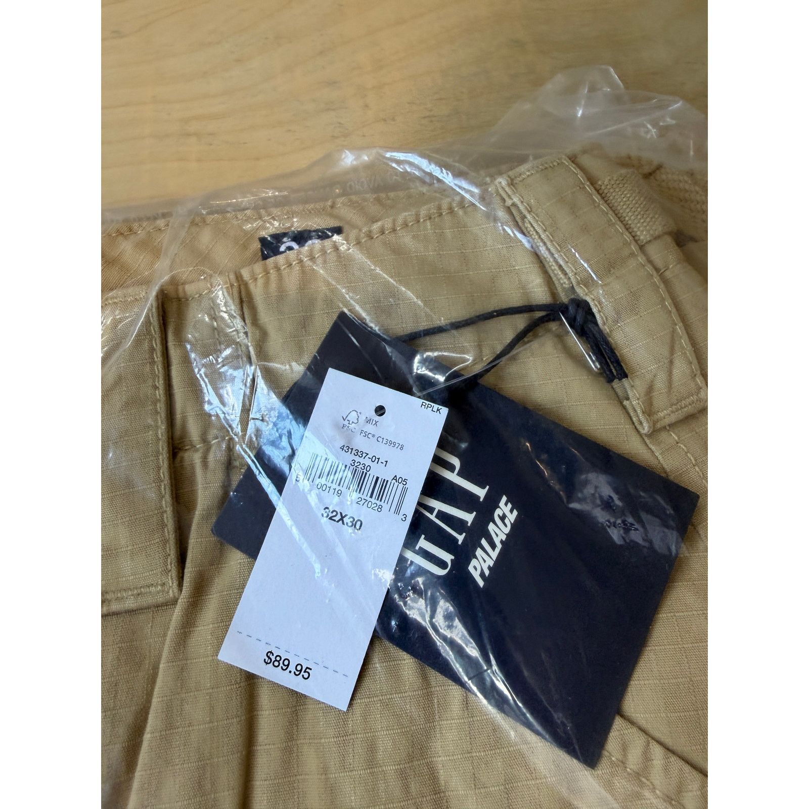 Gap Palace x Gap Cargo Pants Khaki W32 L30 NWT Wide Leg Size 32" / US 10 / IT 46 - 11 Thumbnail