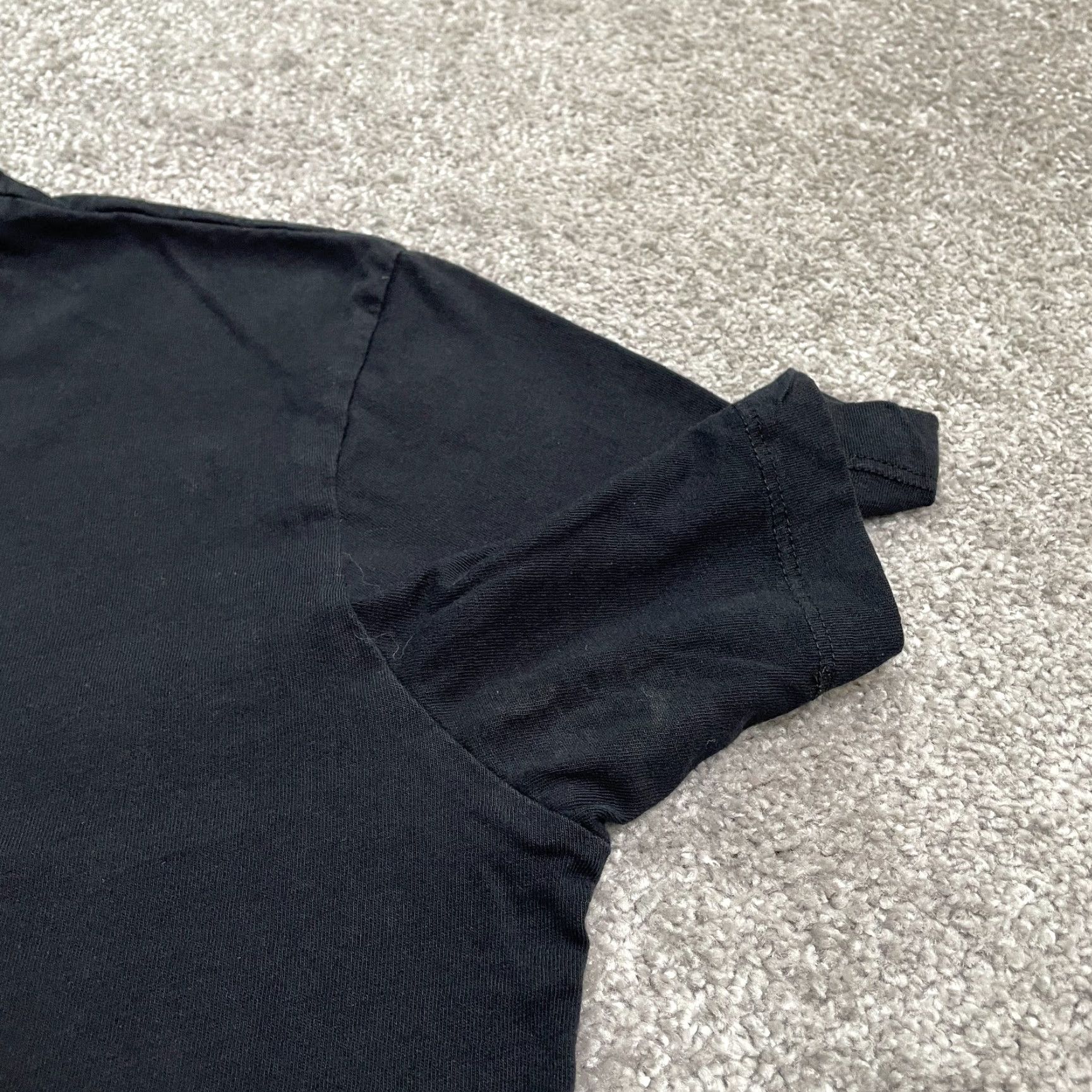 Zara Zara Regular Fit Basic T-Shirt Mens Medium Black V-Neck Short Sleeve Casual Tee Size US M / EU 48-50 / 2 - 4 Thumbnail