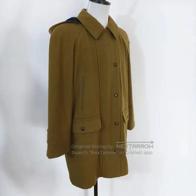 Burberry Burberry Winter Yellow Wool Men's Coat. Size US M / EU 48-50 / 2 - 2 Thumbnail