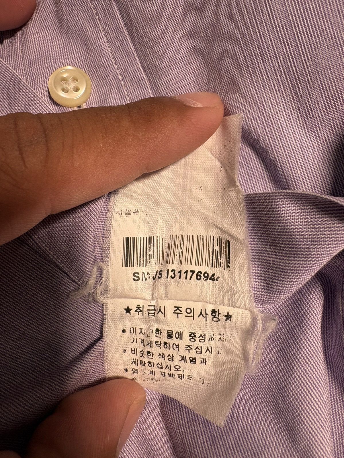 Polo Ralph Lauren Polo Ralph Lauren Fine Stripe Custom Fit Shirt Size 17.5/44 Size US M / EU 48-50 / 2 - 10 Thumbnail