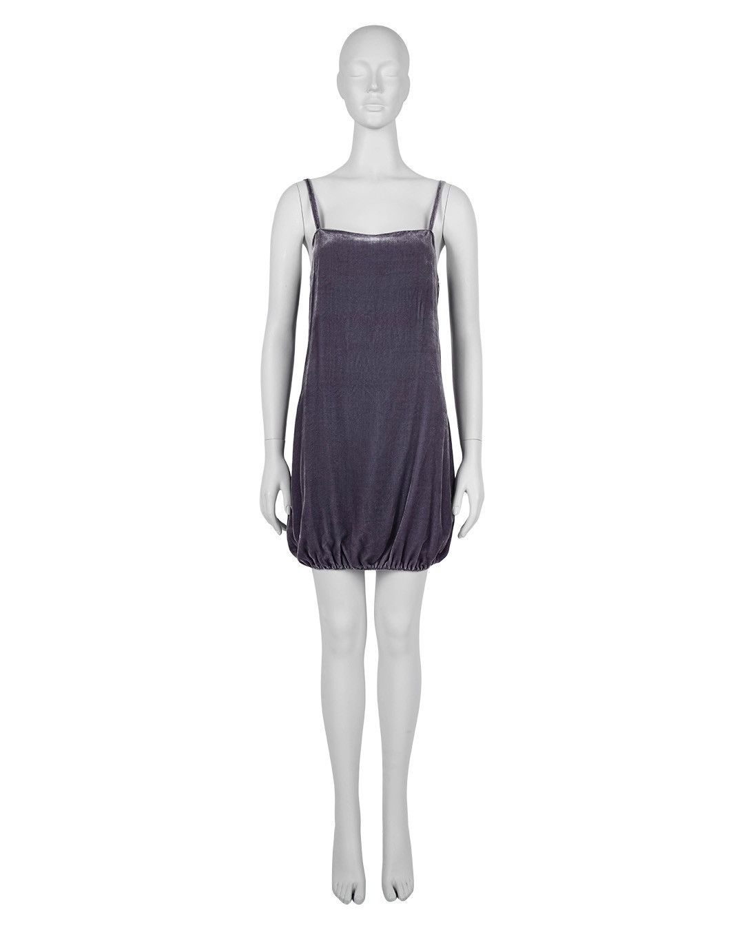 Miu Miu Miu Miu F/W1998 Lilac Velvet Dress Size M / US 6-8 / IT 42-44 - 2 Thumbnail