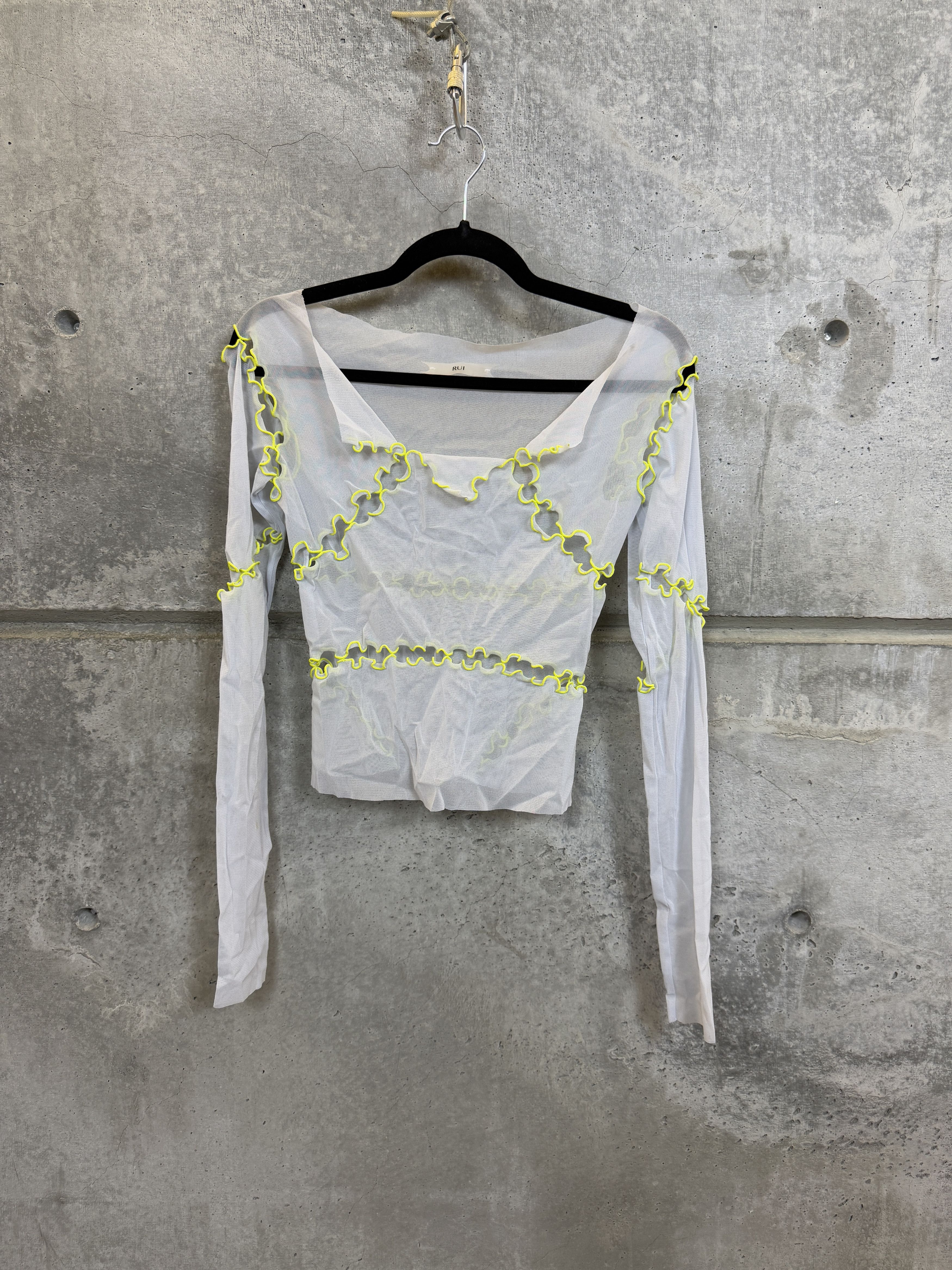 RUIbuilt $400 Rui Mesh Long-Sleeve T-Shirt Size M / US 6-8 / IT 42-44 - 6 Thumbnail