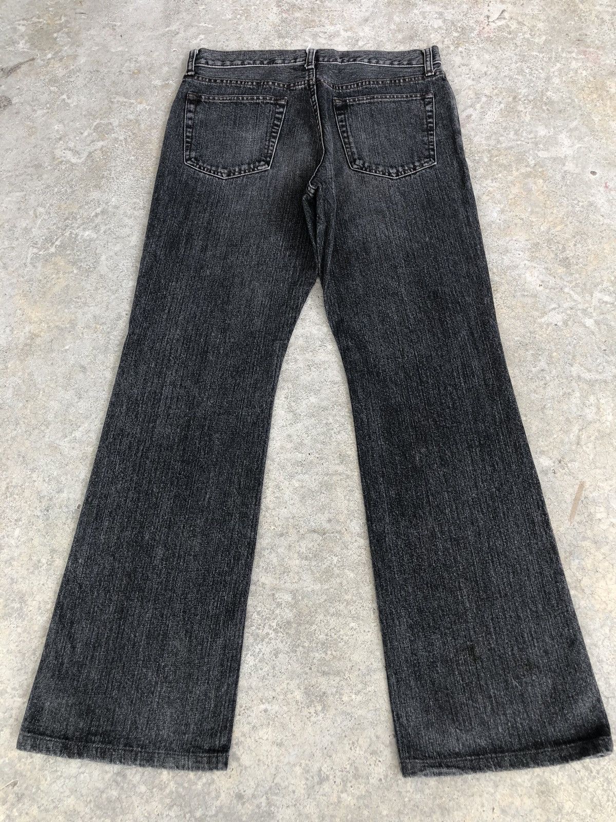 If Six Was Nine Japanese Uniqlo Flared Jeans Distressed Jeans Size US 32 / EU 48 - 2 Thumbnail