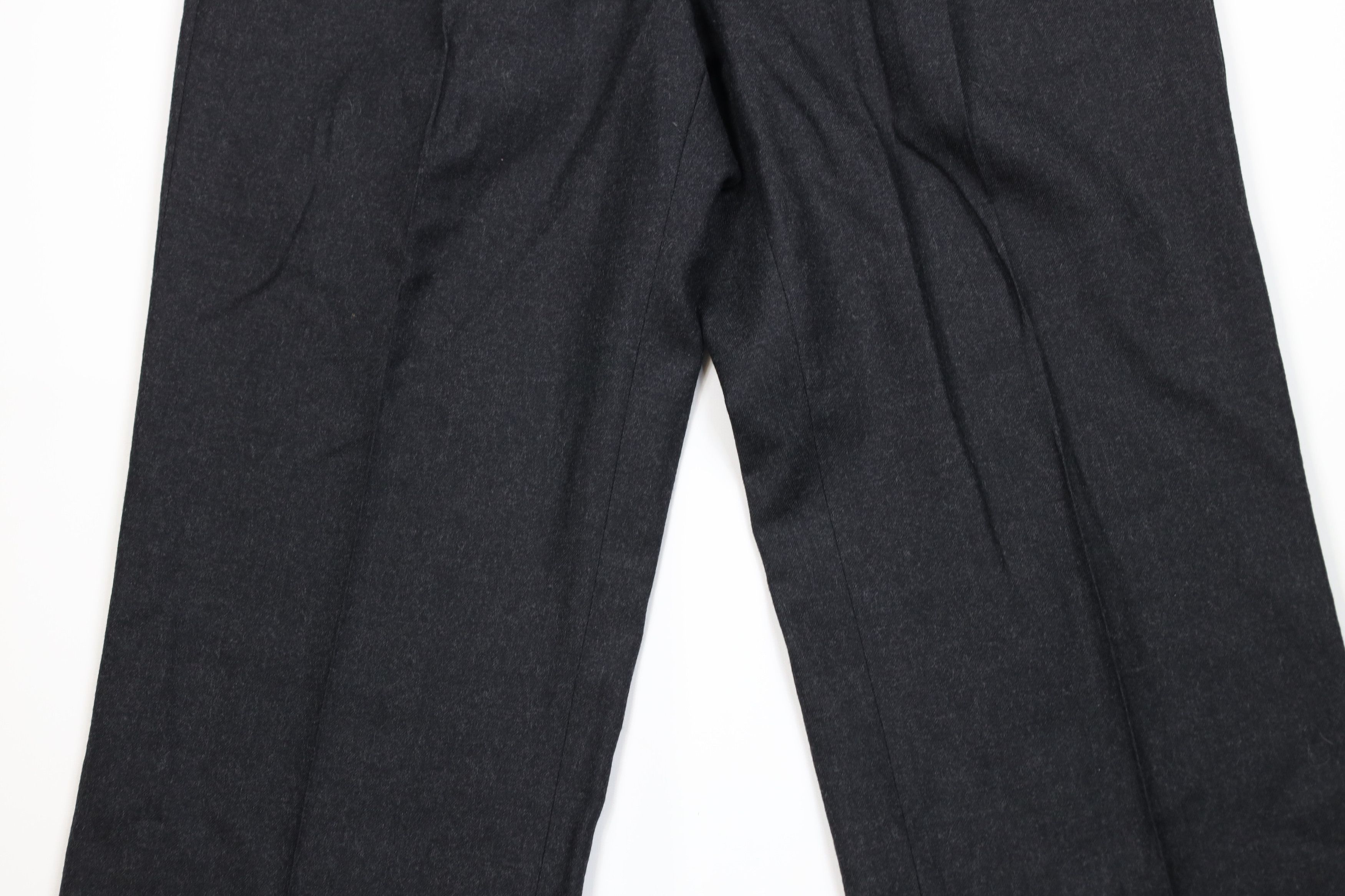 Vintage Vintage 90s Streetwear Wide Leg Chino Pants Charcoal Gray Size US 36 / EU 52 - 3 Thumbnail