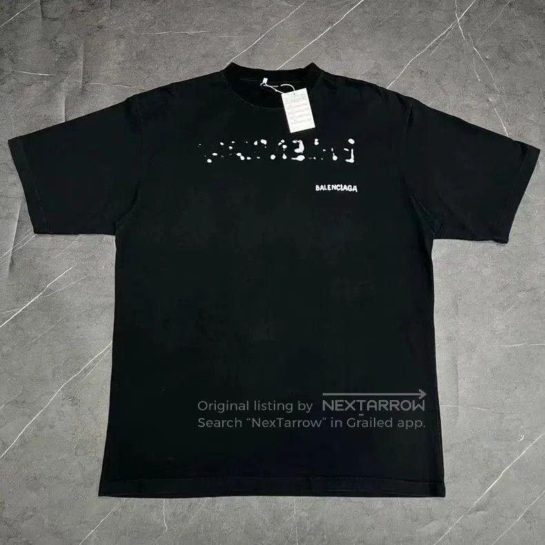 Balenciaga Balenciaga Graffiti Logo Short Sleeve. Size US M / EU 48-50 / 2 - 1 Thumbnail