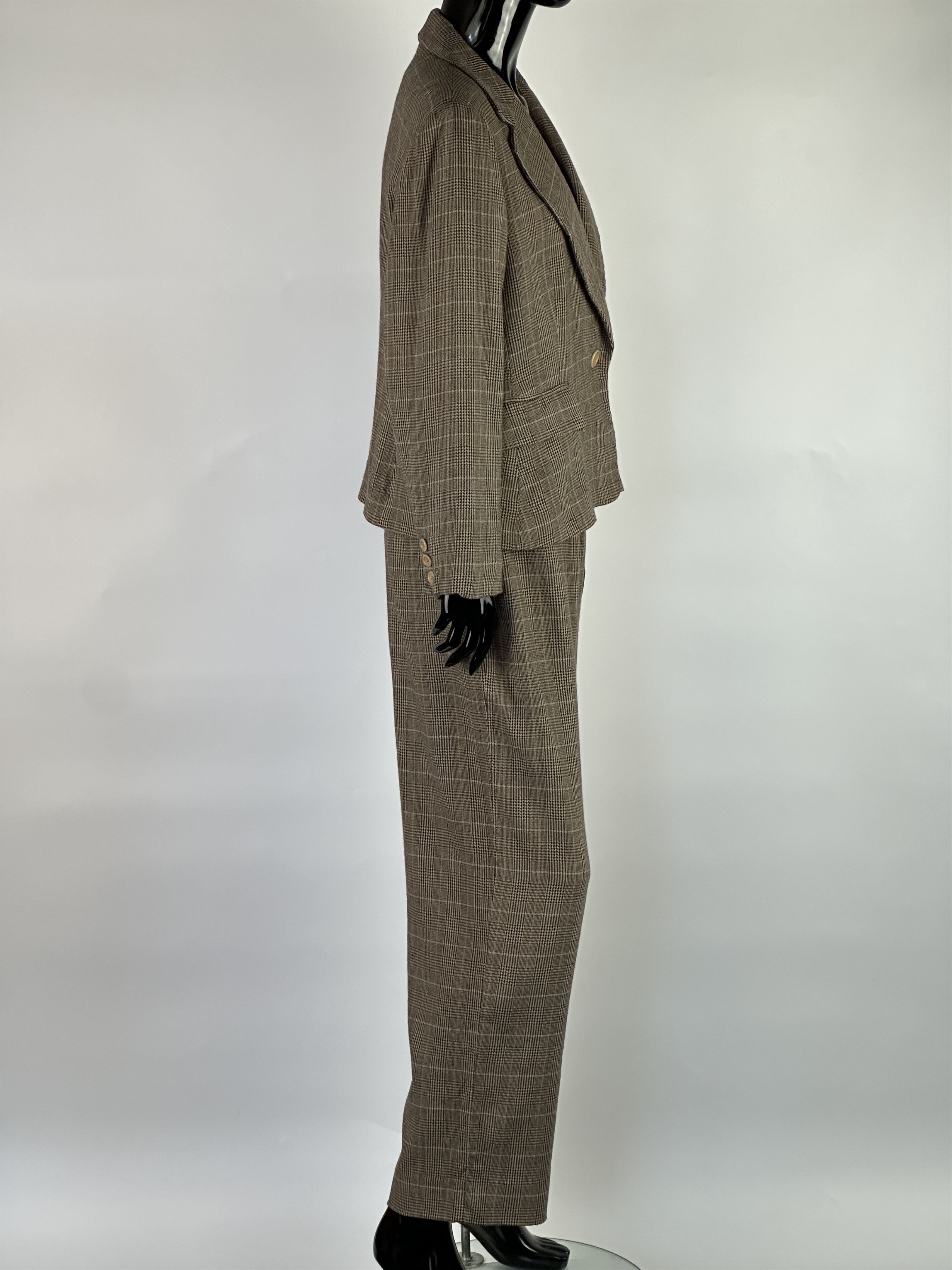 Gerard Darel Gerard Darel Women's Wool Suit Check Size 40/42 Size L / US 10 / IT 46 - 2 Thumbnail