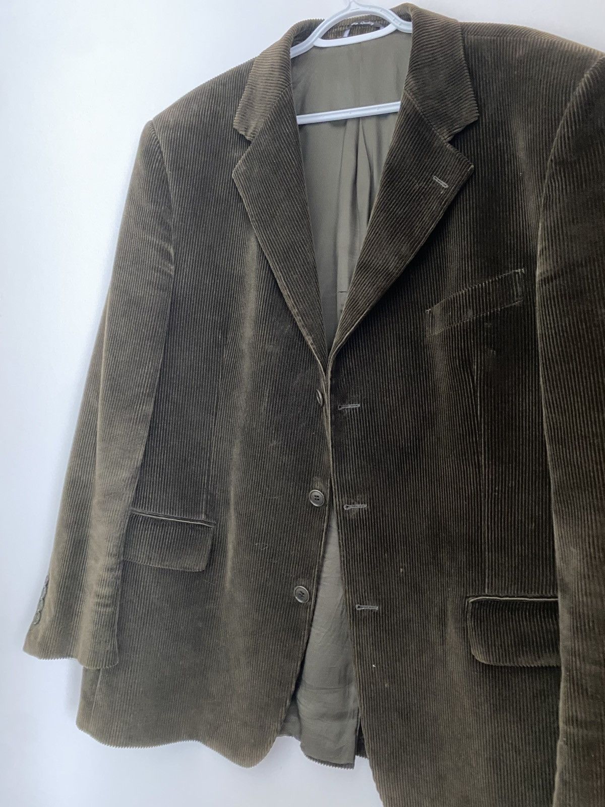 Other Duca Visconti vintage 90s velvet jacket , Italian tailoring Size 54L - 2 Thumbnail