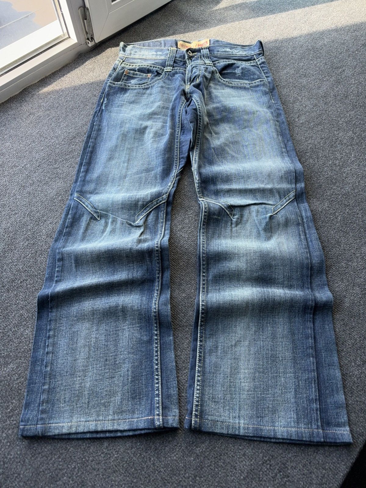 Vintage Vintage 00s Japanese Bootcut If Six Was Nine style y2k jeans Size US 31 - 1 Thumbnail