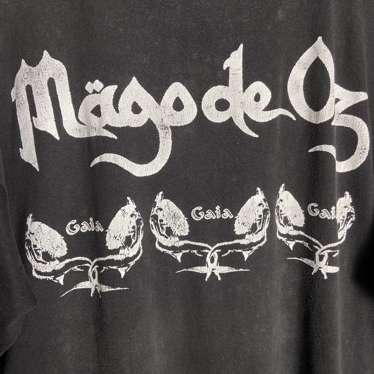 Band Tees Vintage 00s Mago de Oz Gaia Metal Band Tee / Y2K Size US XL / EU 56 / 4 - 4 Thumbnail