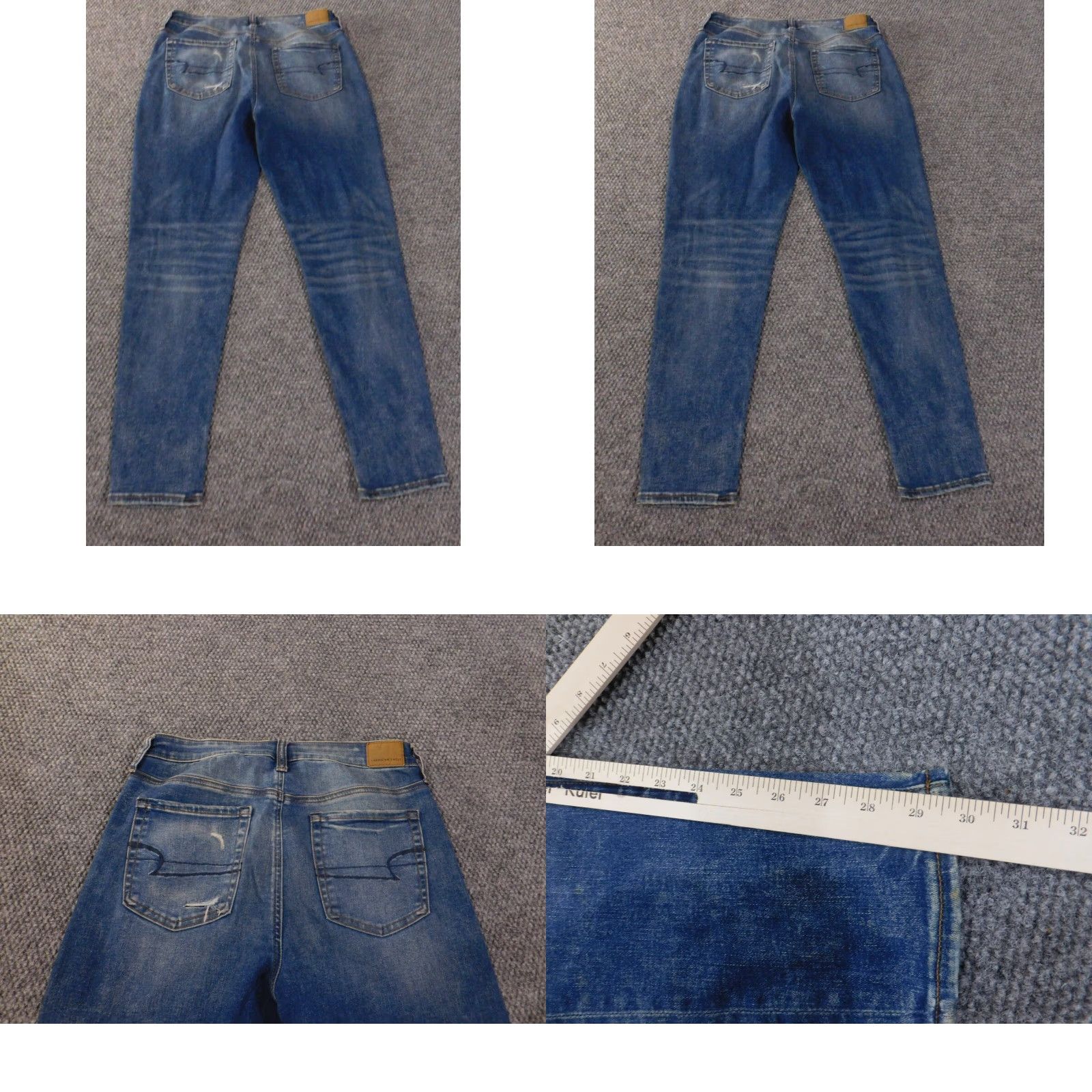 American Eagle Outfitters American Eagle Outfitters Jegging Jeans Womens Size 10 Black Stretch Denim High Rise 30 Inseam Size 30" / US 8 / IT 44 - 8 Thumbnail