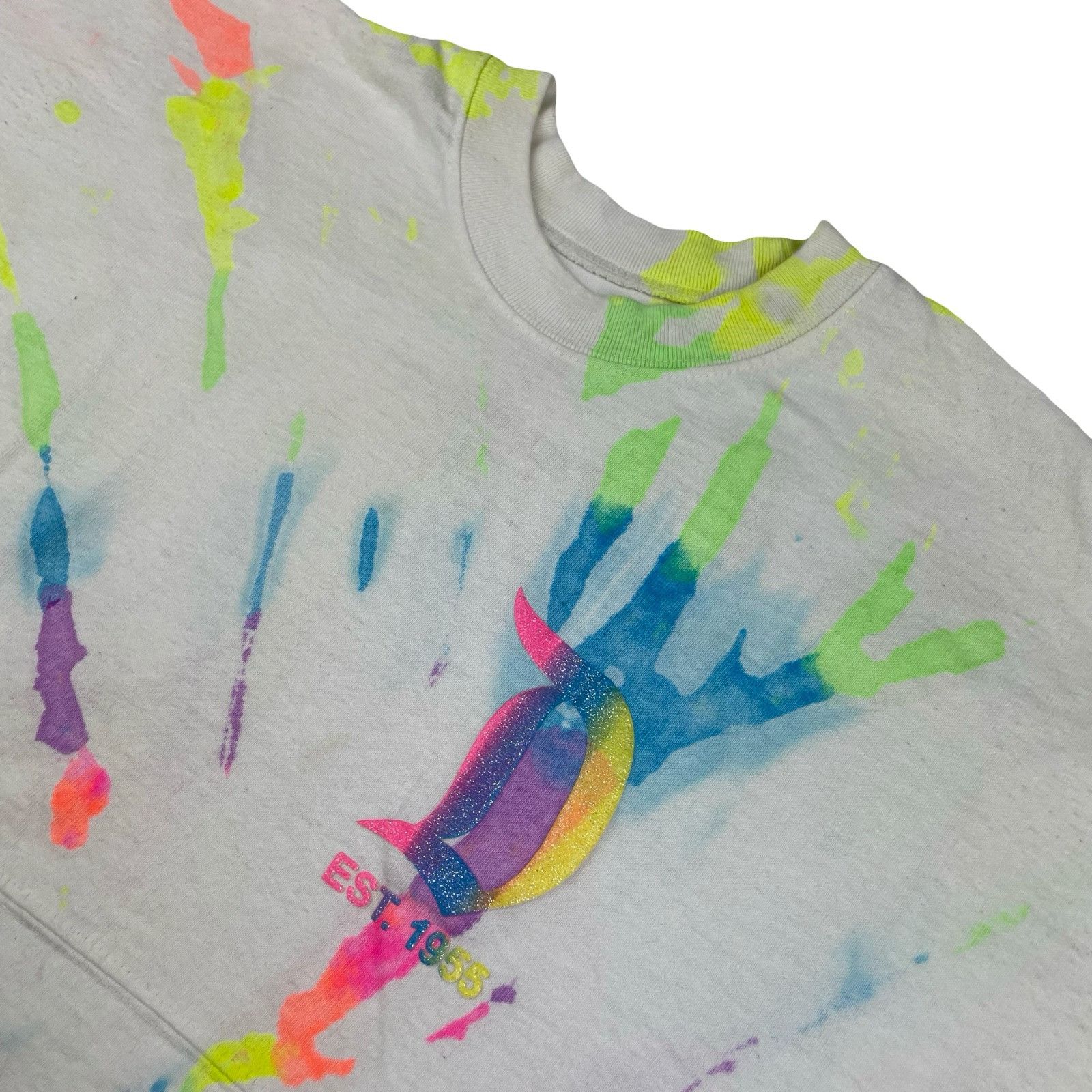 Disney Disney Disneyland Resort Spirit Jersey Neon Tie Dye Glittler Size US S / EU 44-46 / 1 - 1 Thumbnail