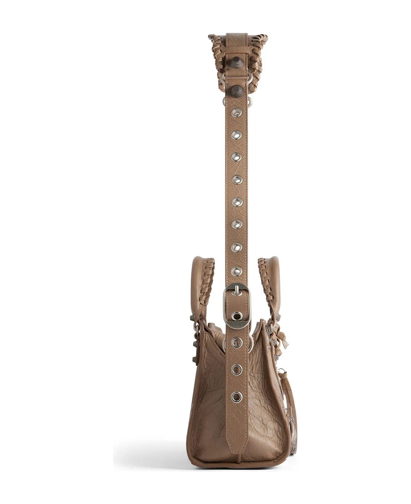 Balenciaga o1bcso1str1124 Size: OS / Neo Cagole XS Handbag in Brown Size ONE SIZE - 3 Thumbnail