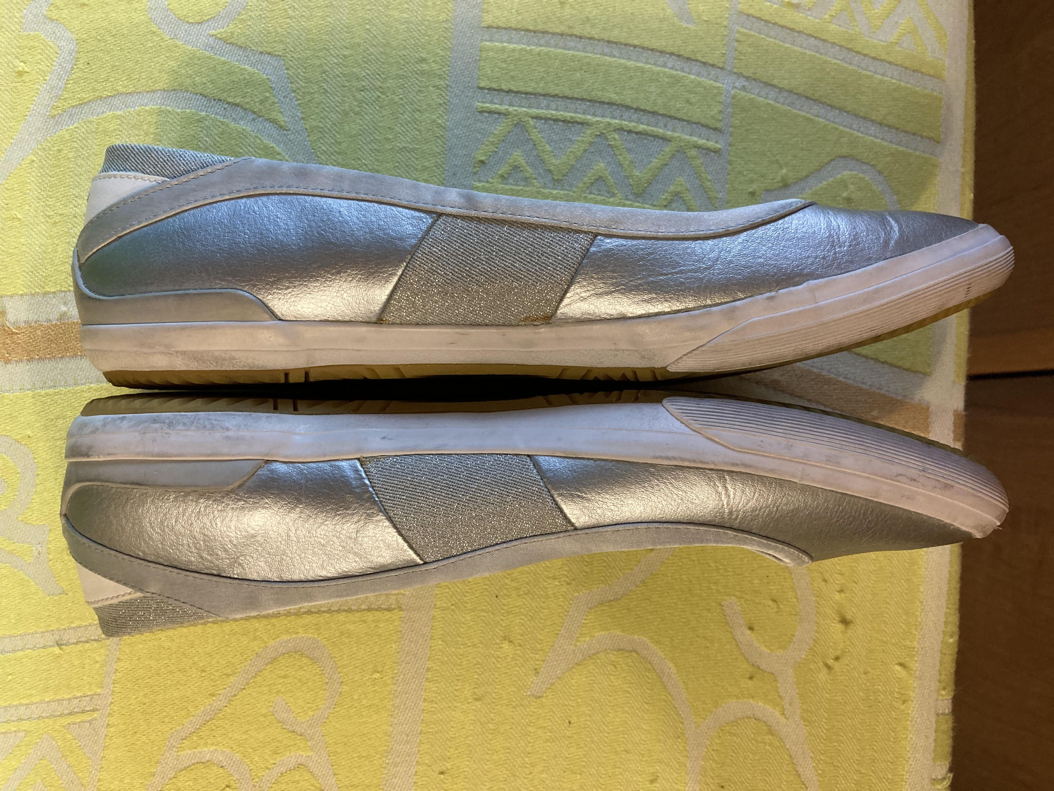 Nike × Vintage Nike Vintage Silver Ballet Flats Y2K Size US 8.5 / IT 38.5 - 10 Thumbnail