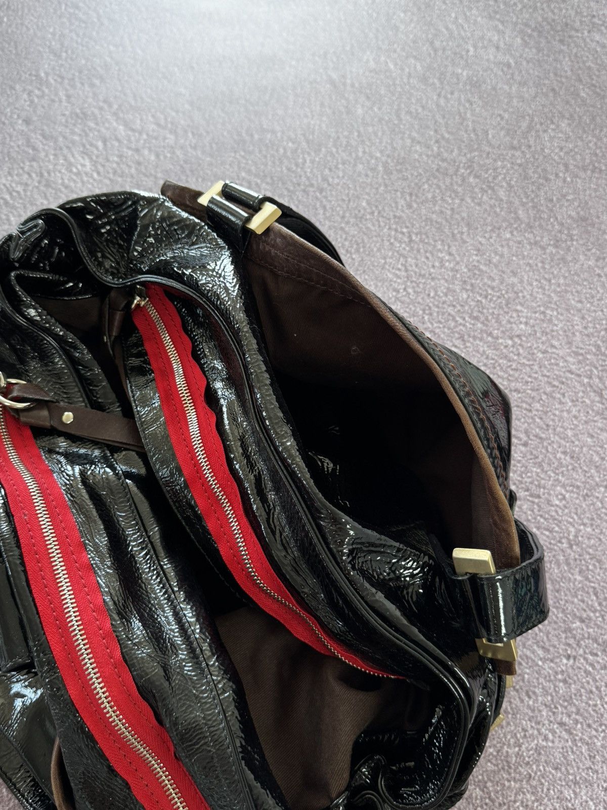 Chloe Chloe 00s Avant Garde Leather Audra Handle Bag Size ONE SIZE - 18 Thumbnail
