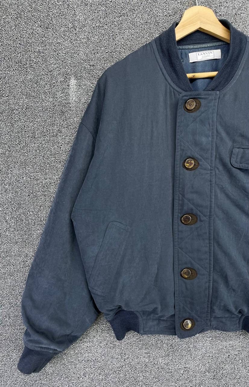 Lanvin Vintage Lanvin Rare Bomber Style Jacket Size US XL / EU 56 / 4 - 3 Thumbnail