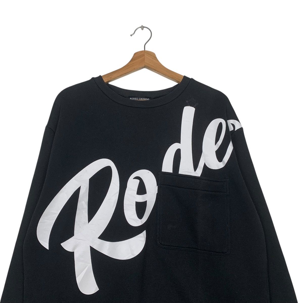 Japanese Brand Rodeo Crowns Single Pocket Sweatshirt Size US L / EU 52-54 / 3 - 2 Thumbnail