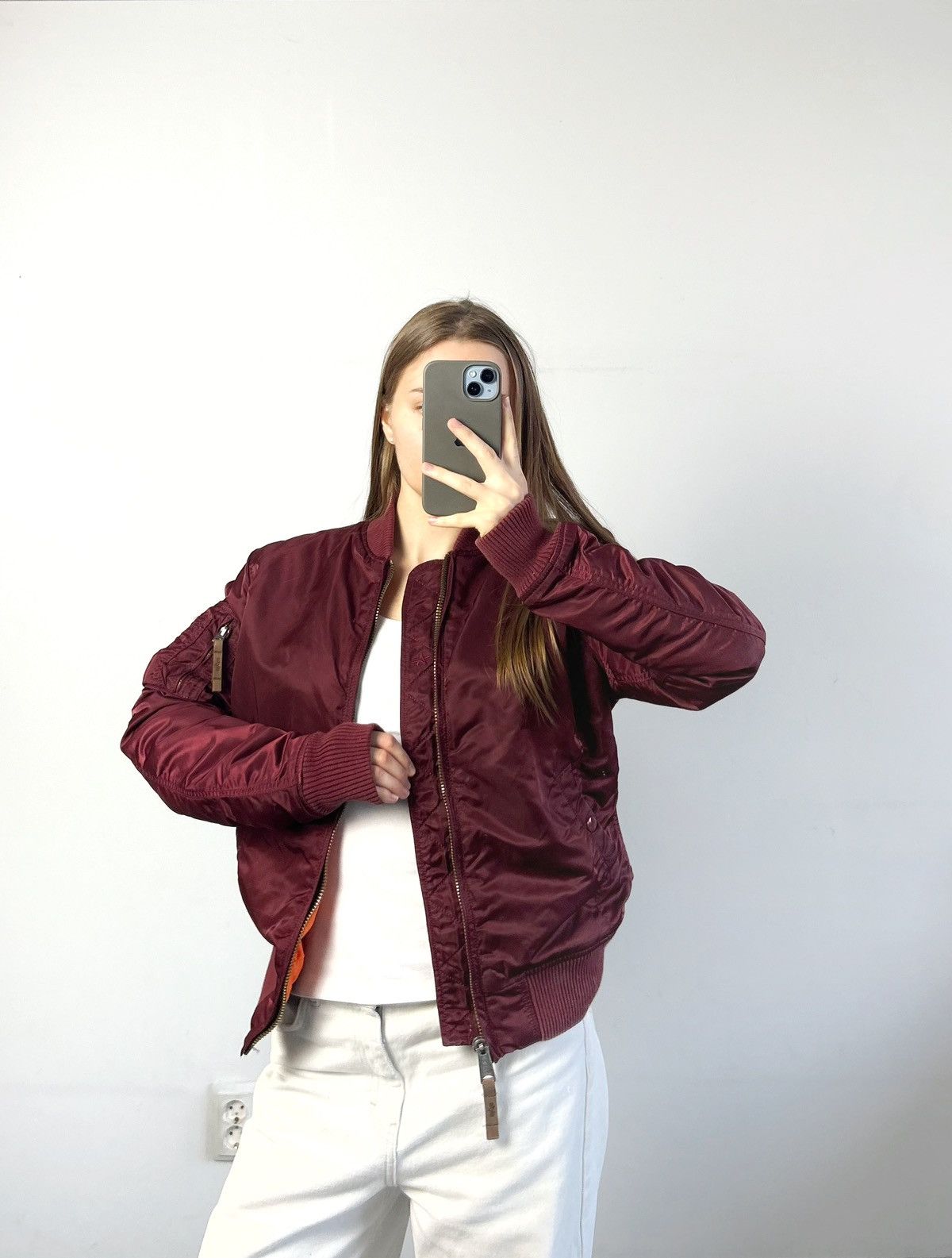 Alpha Industries Vintage bomber jacket Alpha industries women’s Size M / US 6-8 / IT 42-44 - 1 Thumbnail