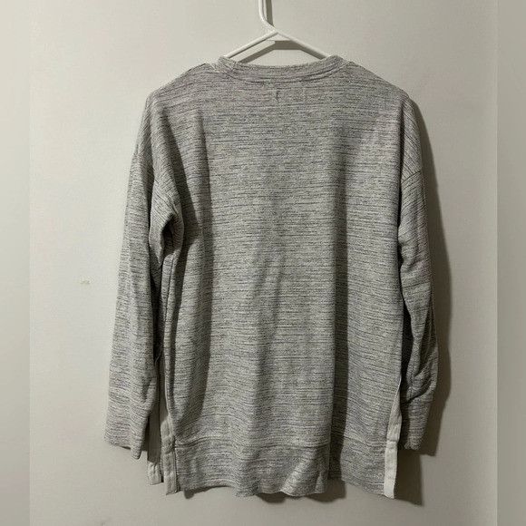 American Eagle Outfitters Aerie Grey & White Crewneck Size XXS / US 00 / IT 34 - 3 Thumbnail