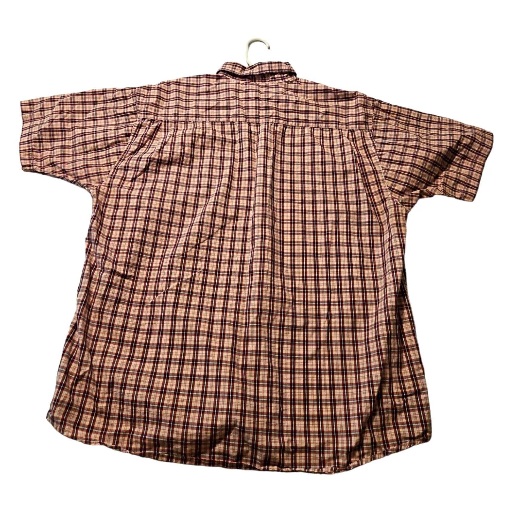 Wrangler VINTAGE Wrangler Hero Short Sleeve Button Down Men's XL Red Plaid Western Cowboy Size US 36 / EU 52 - 5 Thumbnail