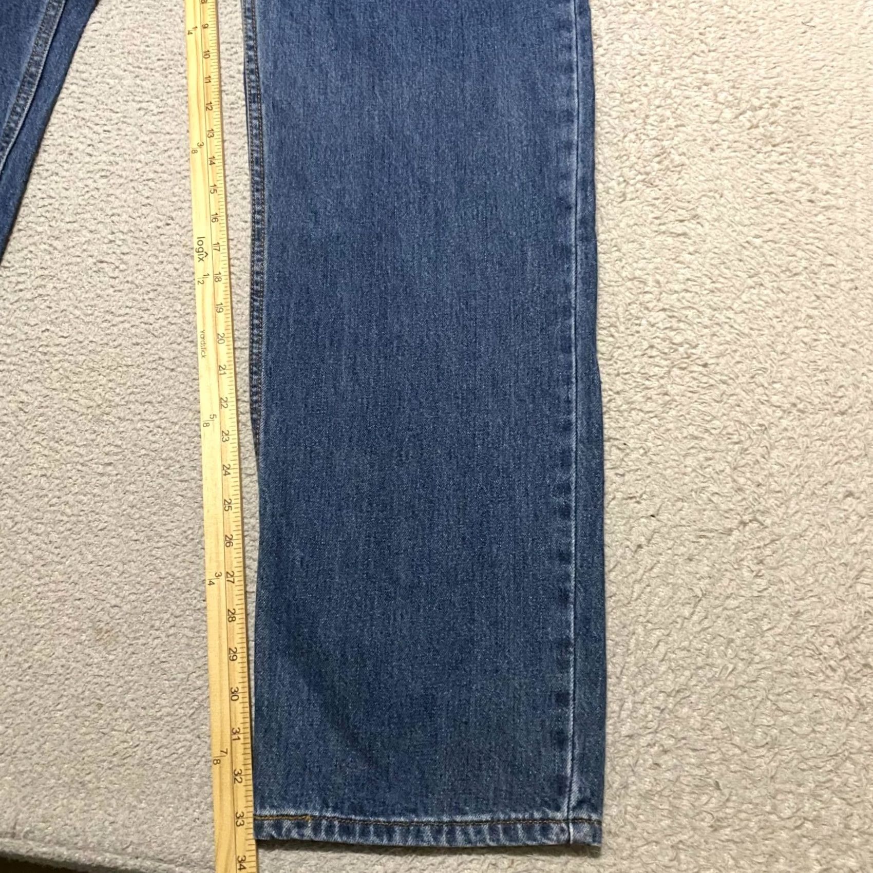 Levi's Levi'S Jeans Mens 38 Blue 38x34 Denim Straight Leg Wash Relaxed Fit Size US 38 / EU 54 - 6 Thumbnail