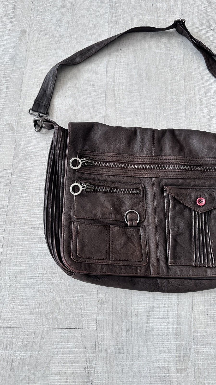 Allsaints AllSaints Infinite Leather Bag Messenger Crossbody Archive Size ONE SIZE - 3 Thumbnail