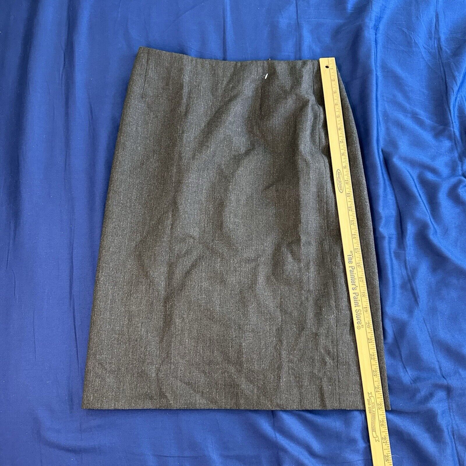 Pendleton Pendleton Charcoal Pencil Midi Skirt 100% Virgin Wool Size 6 Size 28" / US 6 / IT 42 - 1 Thumbnail