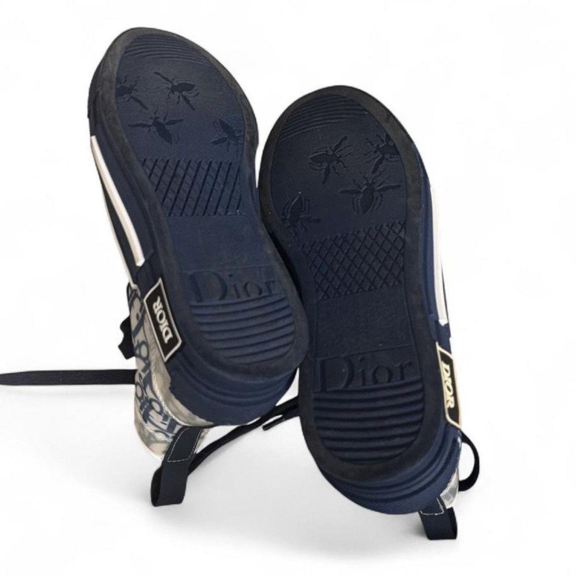 Dior Dior B23 navy blue high top oblique Size US 8 / IT 38 - 4 Thumbnail