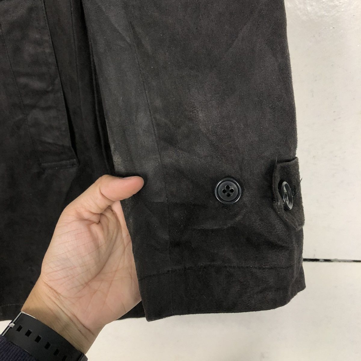 Tornado Mart 🔥RICH BLACK LONG JACKET TORNADO MART BELT BONDAGE Size US M / EU 48-50 / 2 - 17 Thumbnail