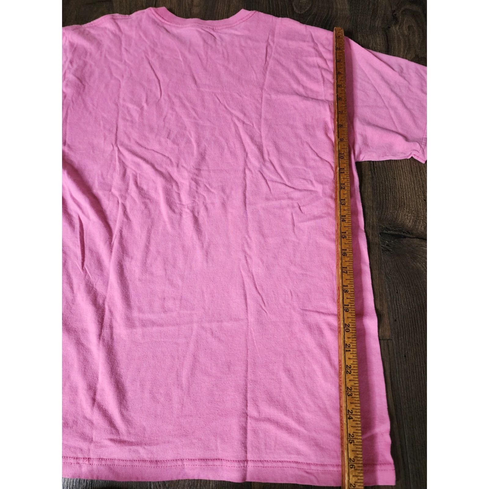 Fruit Of The Loom Vintage 90s Dear Lord Put Your Arm Around My Shoulder Funny T Shirt L Pink Fruit of the Loom Unisex Adults Crew Neck Short Sleeve 90s T-Shirt Size US L / EU 52-54 / 3 - 3 Thumbnail