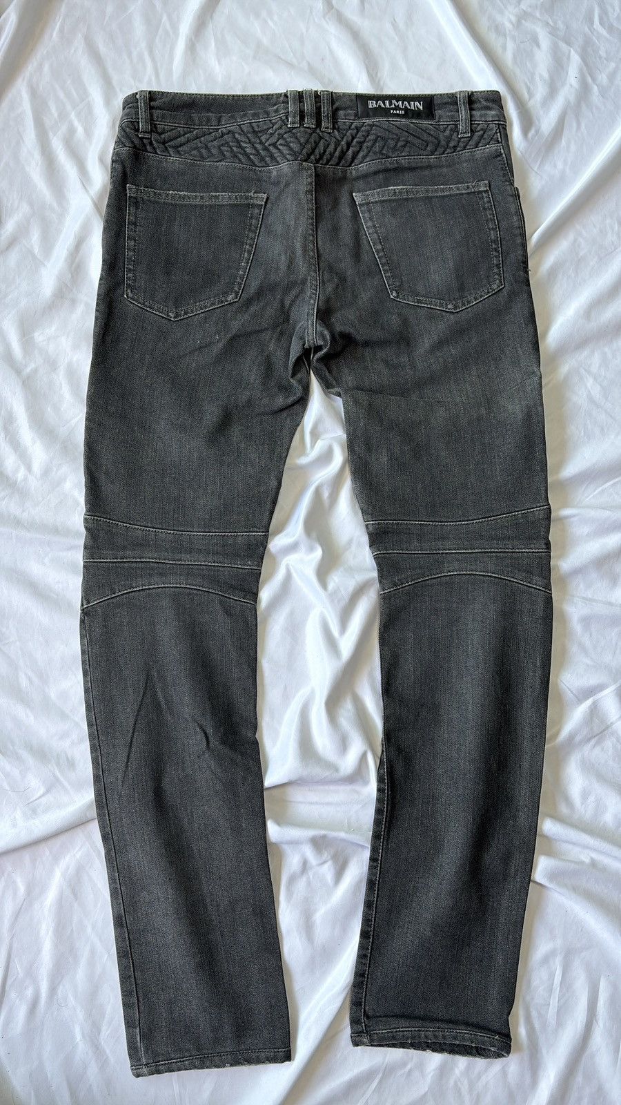Balmain Balmain Quilting Biker Jean Size US 31 - 5 Thumbnail