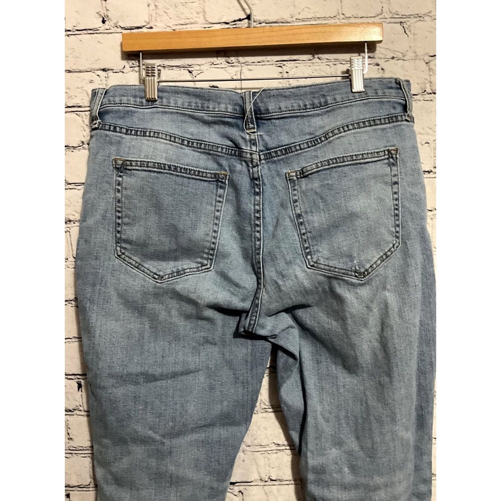 Gap Gap 1969 Best Girlfriend Light Wash Jeans Size 32x26 Women Regular Cotton Denim Blue Relaxed Fit Vintage No Size 24" / US 00 / IT 34 - 6 Thumbnail