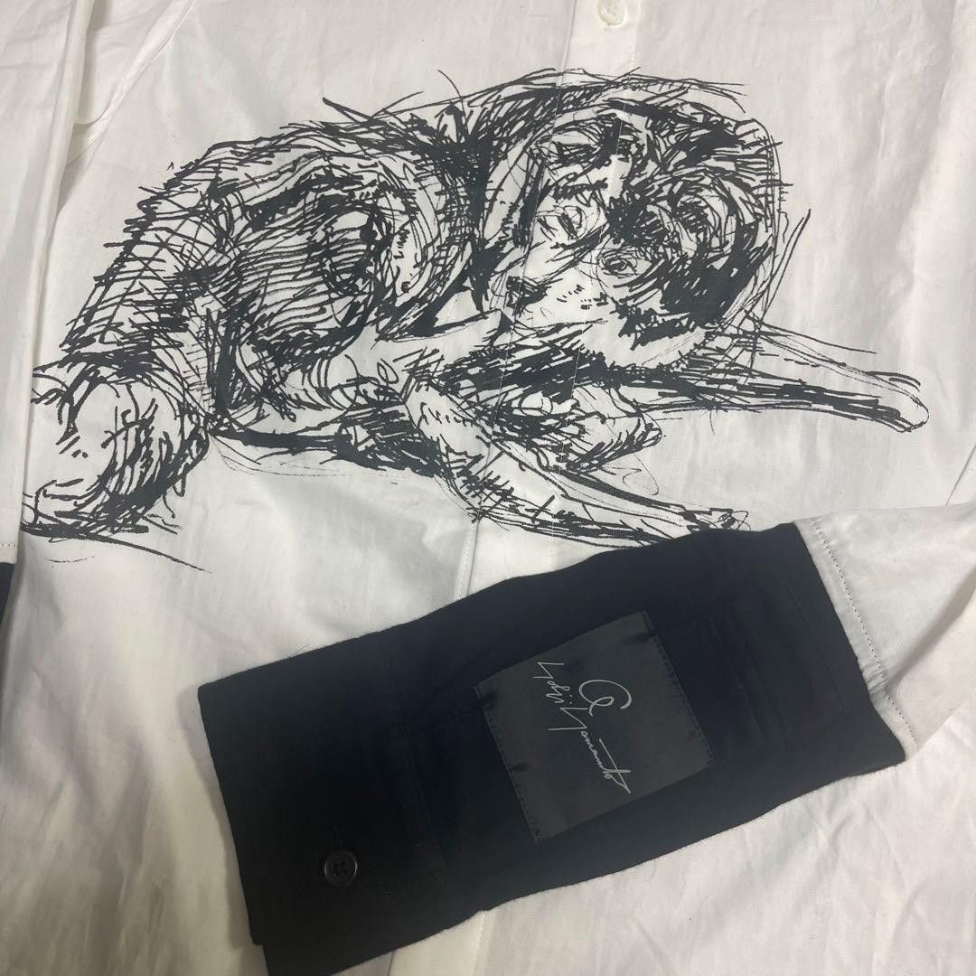 Yohji Yamamoto POUR HOMME 19aw Yuka Asakura Yohji's dog shirts Size US M / EU 48-50 / 2 - 3 Thumbnail