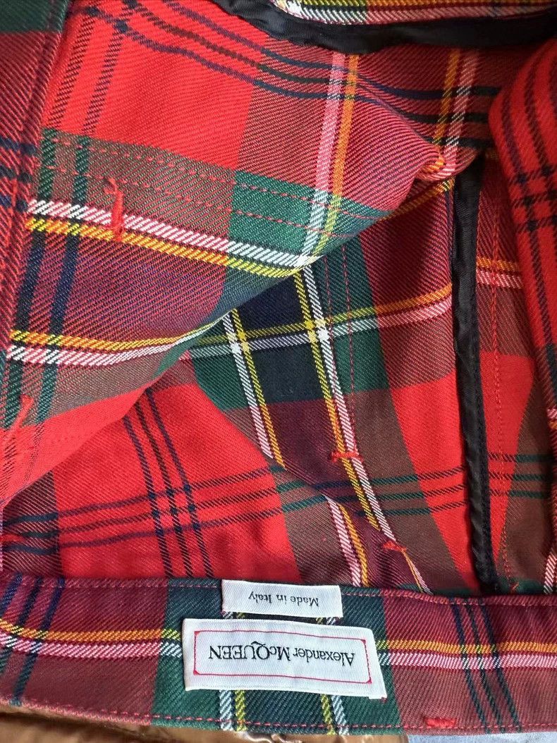 Alexander McQueen Alexander McQUEEN Red checkered men's pants 2504-Nextarrow Size US 30 / EU 46 - 3 Thumbnail