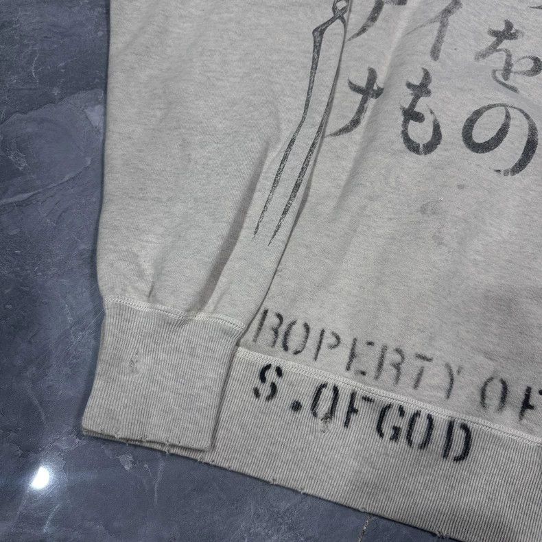 Saint Michael Saint Michael Wash the old hoodie with rice white water Size US M / EU 48-50 / 2 - 8 Thumbnail