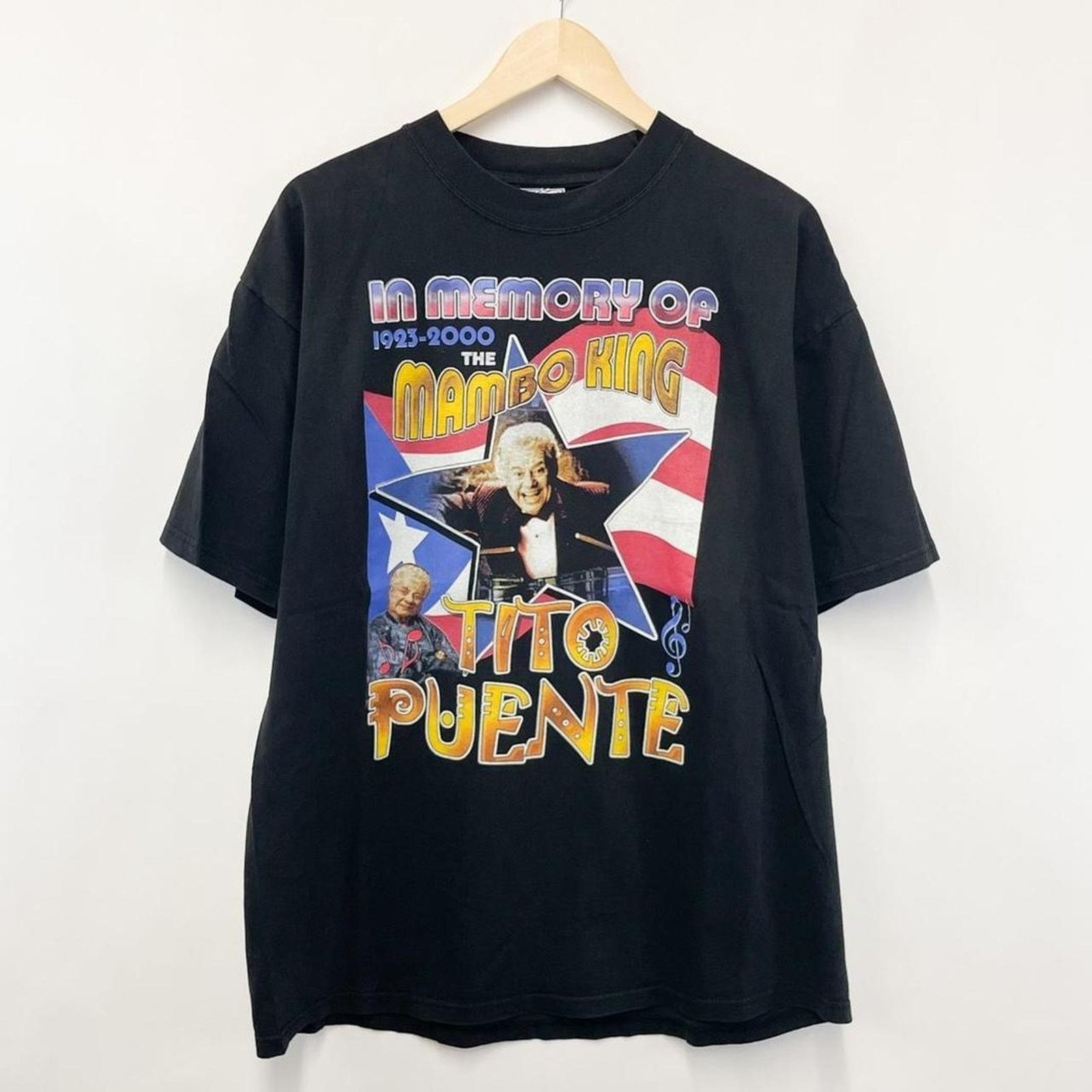 All Sport Vintage Tito Puente Mambo King Graphic Rap T-Shirt Black XL Size US XL / EU 56 / 4 - 1 Thumbnail