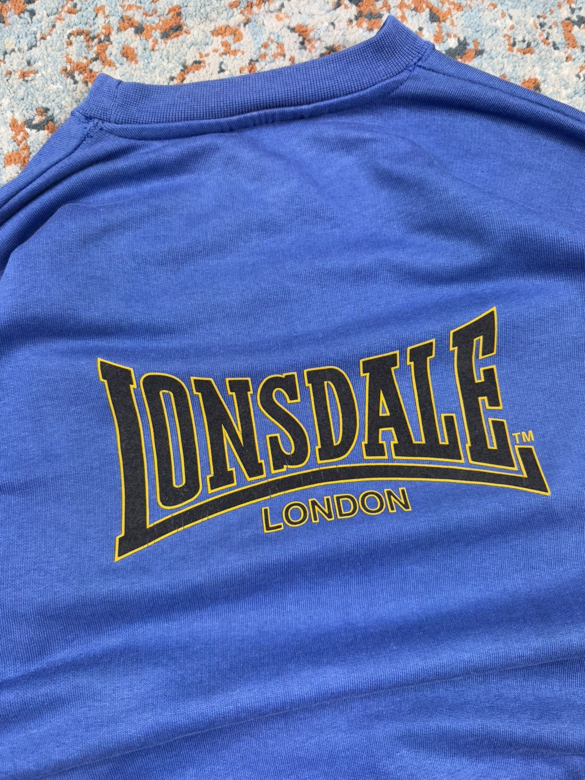 Lonsdale × Vintage Vintage 90s Lonsdale super baggy boxy spellout sweatshirt Size US S / EU 44-46 / 1 - 7 Thumbnail