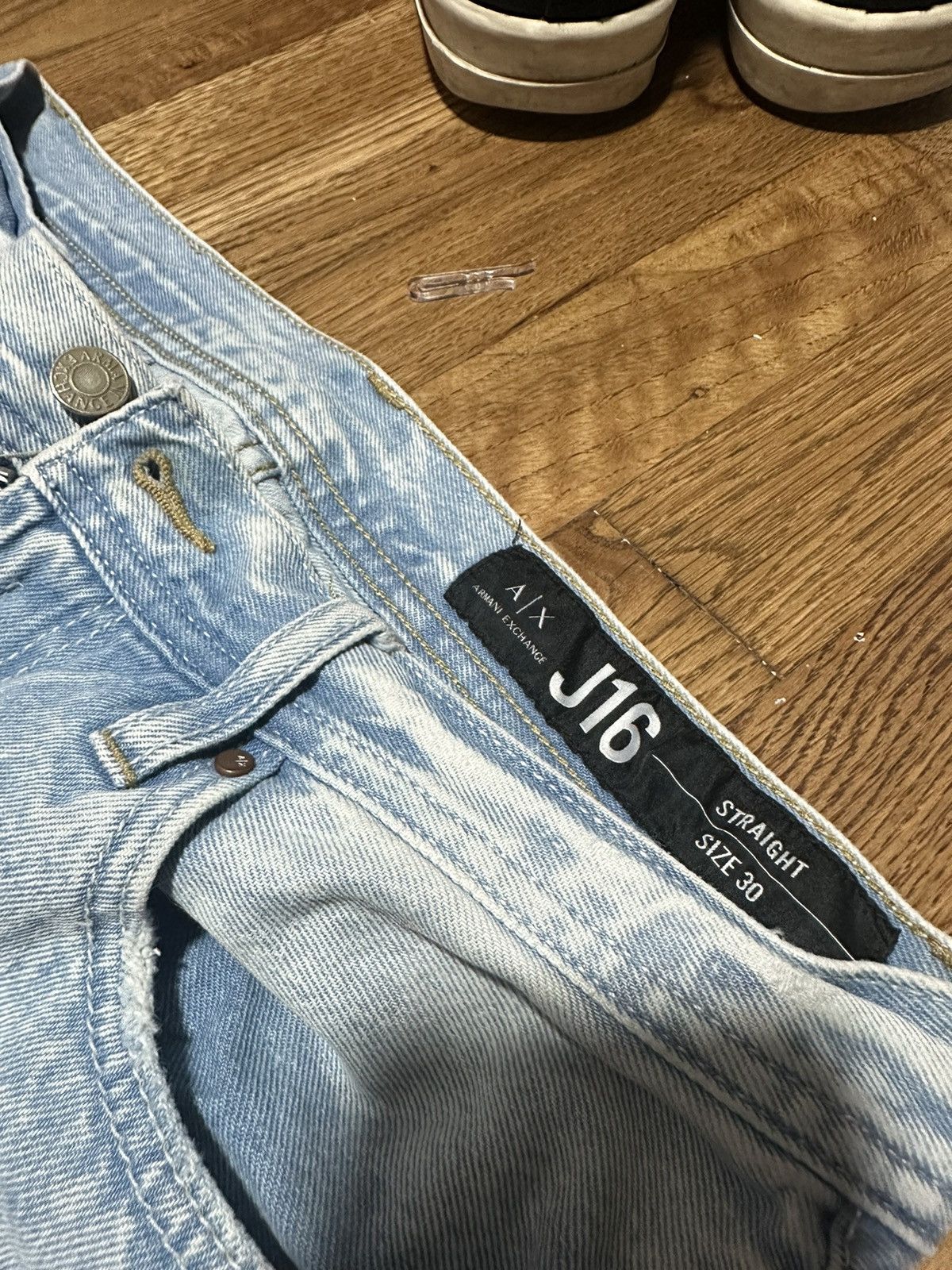 Armani Exchange Armani exchange ripped denim jeans Size US 30 / EU 46 - 2 Thumbnail