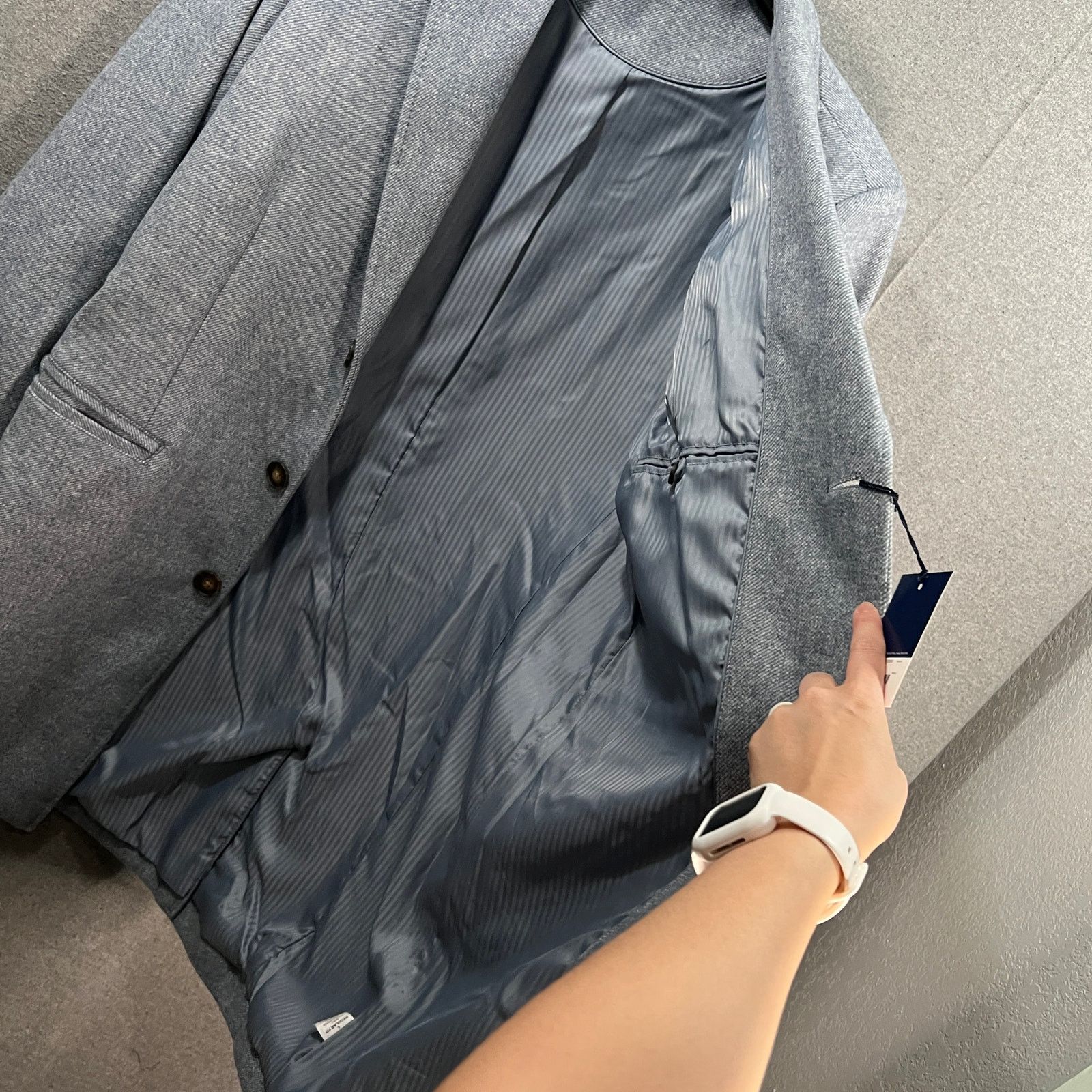 Other Stafford Mens Water Resistant Midweight Topcoat Coat Light Size US L / EU 52-54 / 3 - 7 Thumbnail