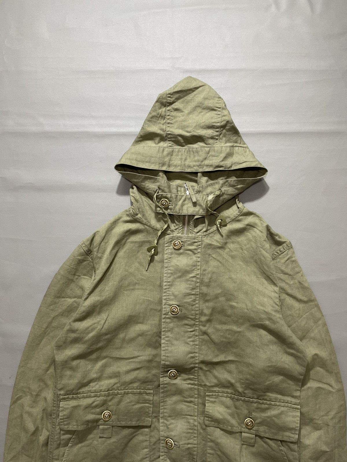 GOA Journal Standard Linen Military Jacket goa style Size L / US 10 / IT 46 - 3 Thumbnail