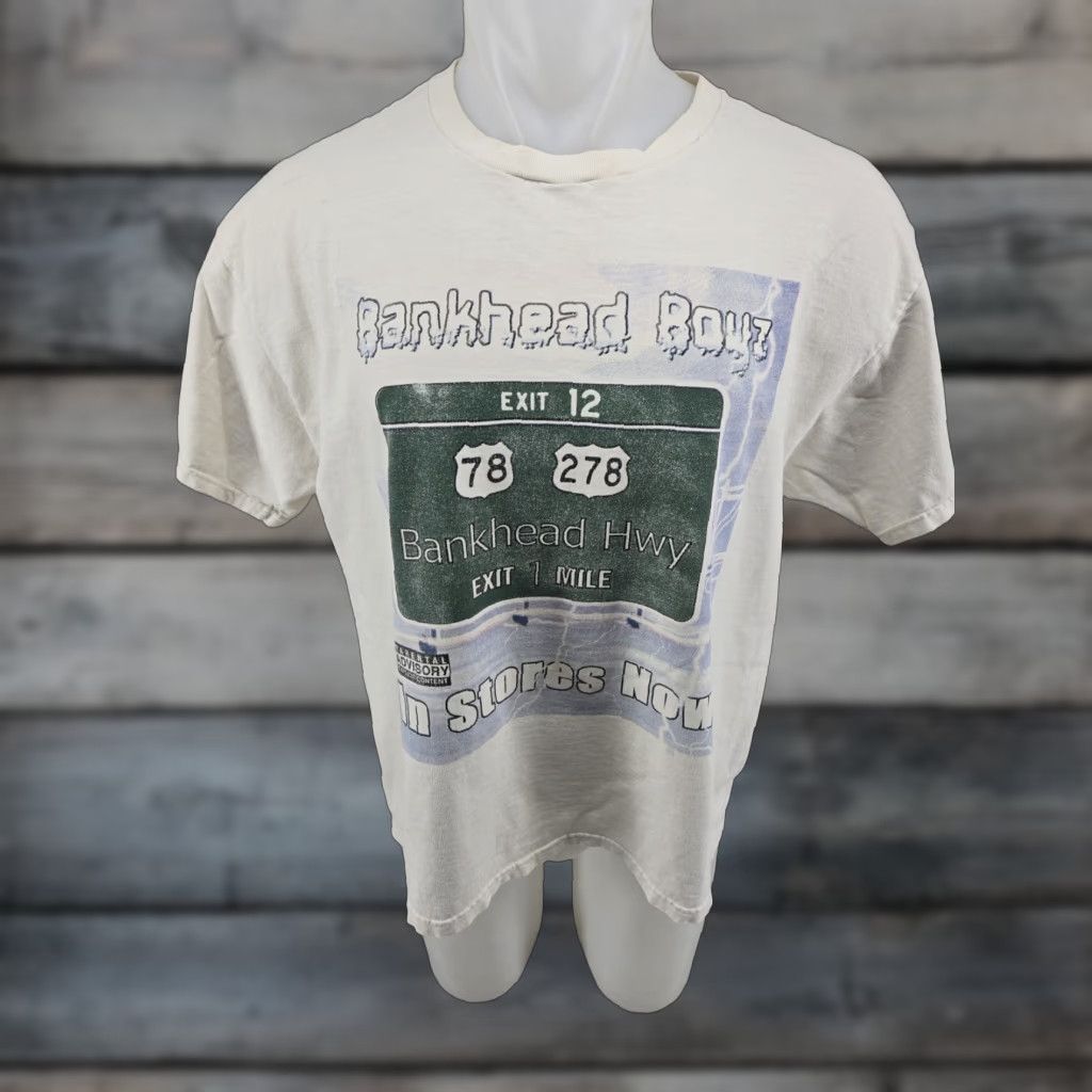 Fruit Of The Loom VINTAGE Bankhead T-Shirt XL White Nike? Size US XL / EU 56 / 4 - 1 Thumbnail