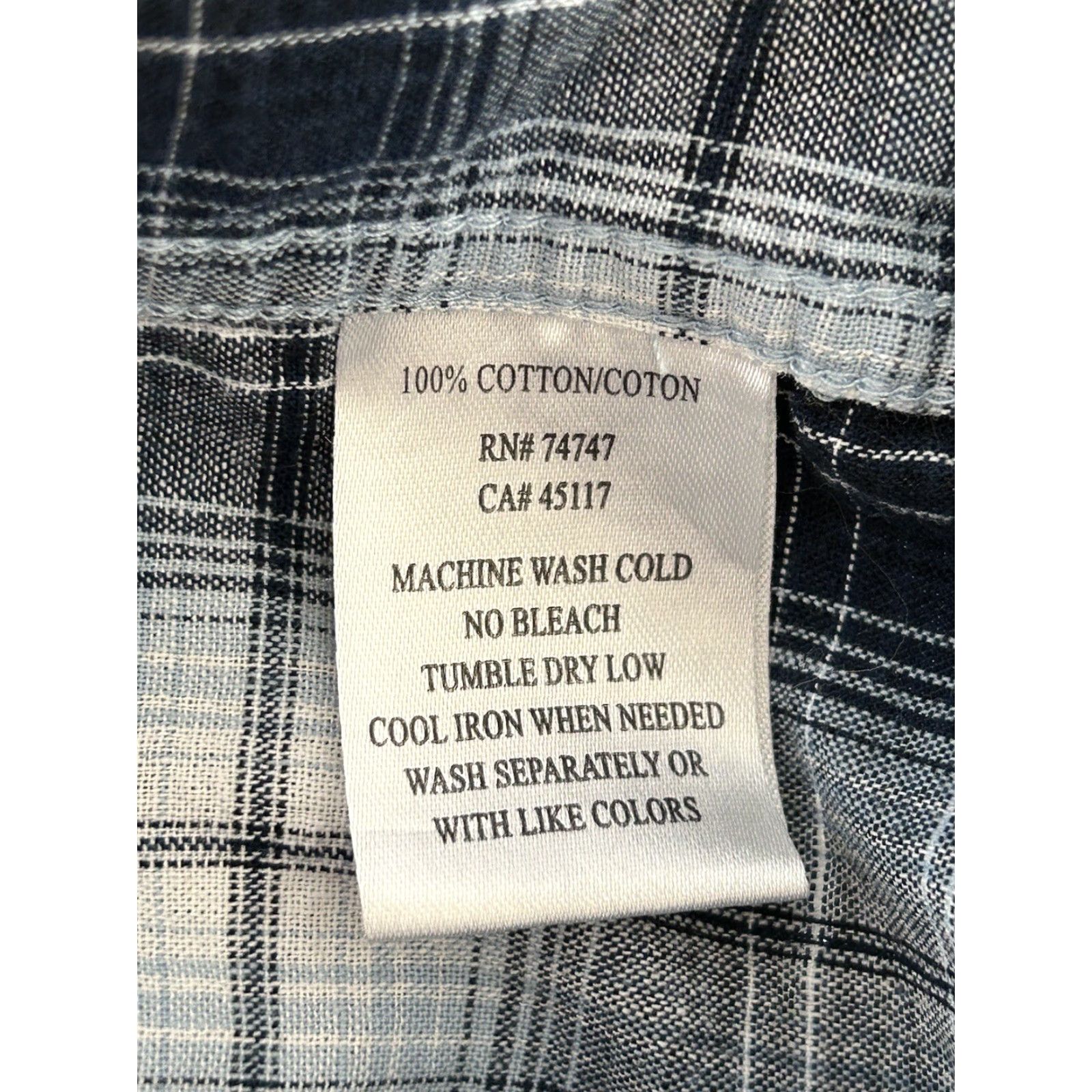 Vintage VINTAGE? RedHead WorkHorse Button-Down Shirt Short Sleeves Blue Plaid XL? Size US XL / EU 56 / 4 - 6 Thumbnail