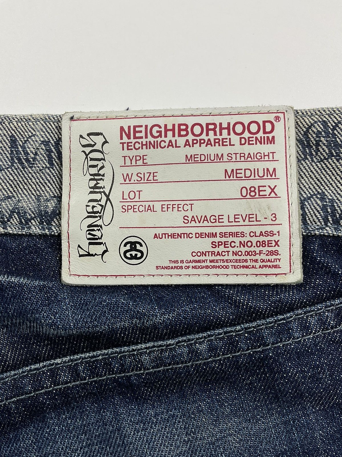 Neighborhood × Stussy Stussy x Neighborhood “Boneyards” Savage Level 3 Denim Size US 32 / EU 48 - 9 Thumbnail