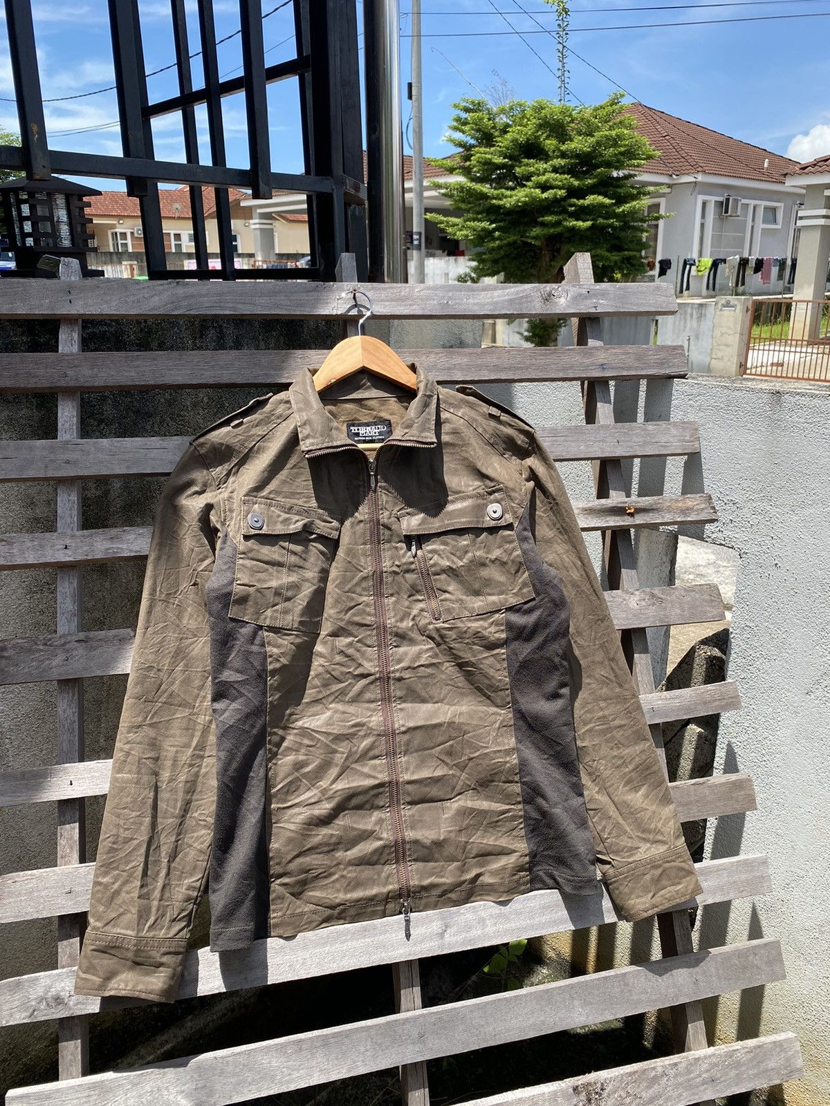 Tornado Mart Vintage Tornado Mart Wax Jacket Size L / US 10 / IT 46 - 1 Thumbnail