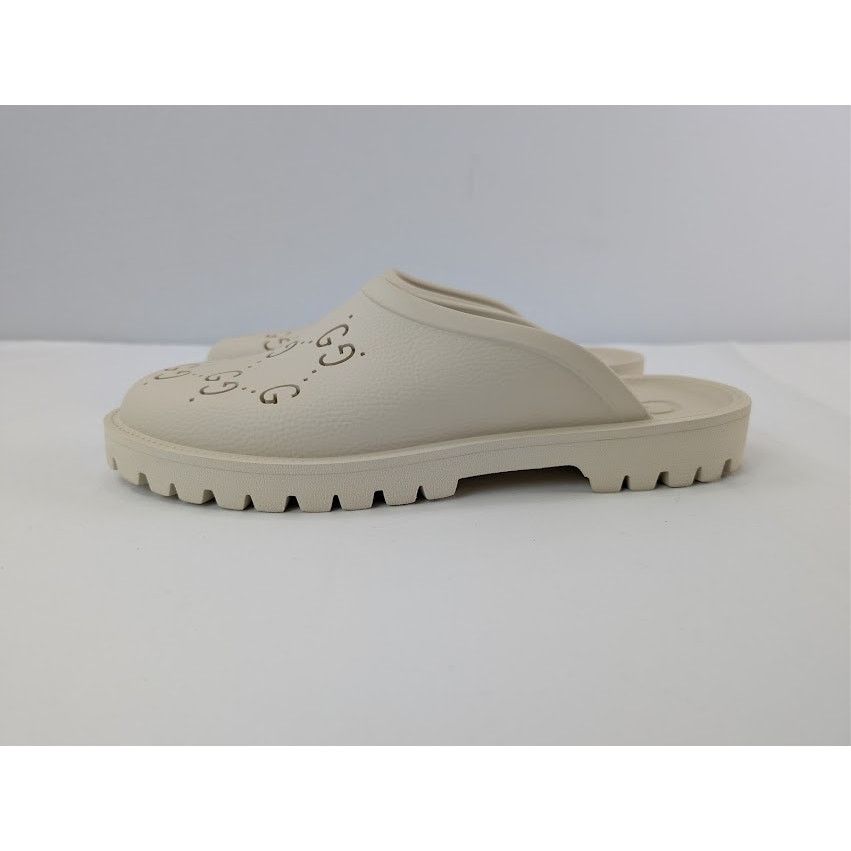 Gucci o1rshd1 GG Monogram Back Open Slip-On Sandal Size: 13.5 Size US 14 / EU 47 - 9 Thumbnail
