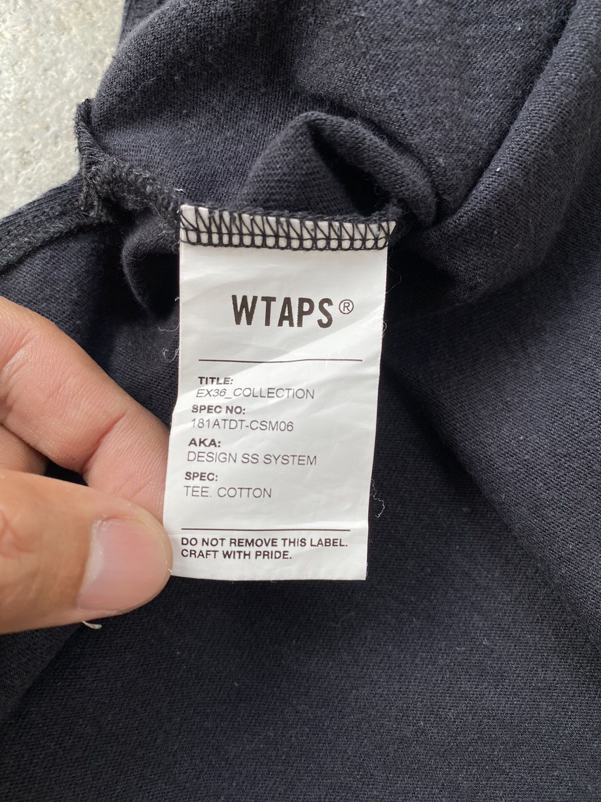 Wtaps Vintage Wtaps Design Pocket faded Tee Size US S / EU 44-46 / 1 - 7 Thumbnail