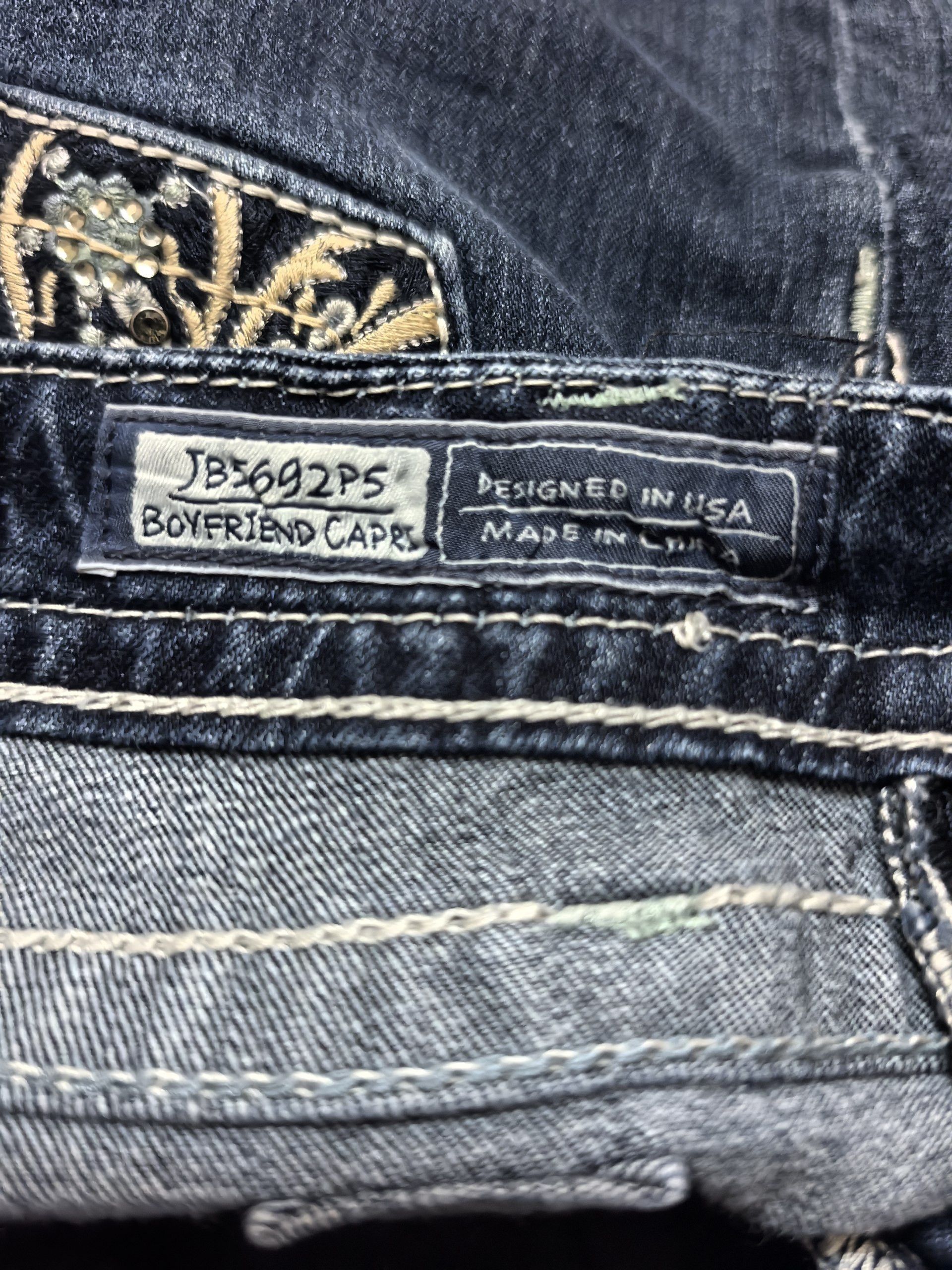 Miss Me Vintage Y2K Miss Me Studded Boyfriend Caprice Style Jeans Size 28" / US 6 / IT 42 - 6 Thumbnail