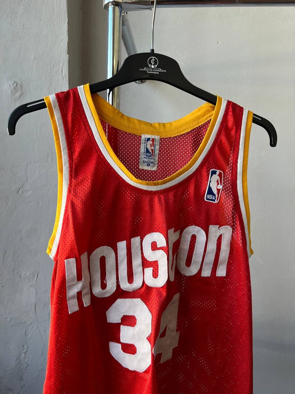 VERY RARE! 1970/80 HOUSTON ROCKETS #34 SPALDING JERSEY SZ S